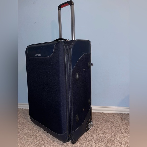 AOTIANPAI LARGE NAVY BLUE SUITCASE - Picture 2 of 11